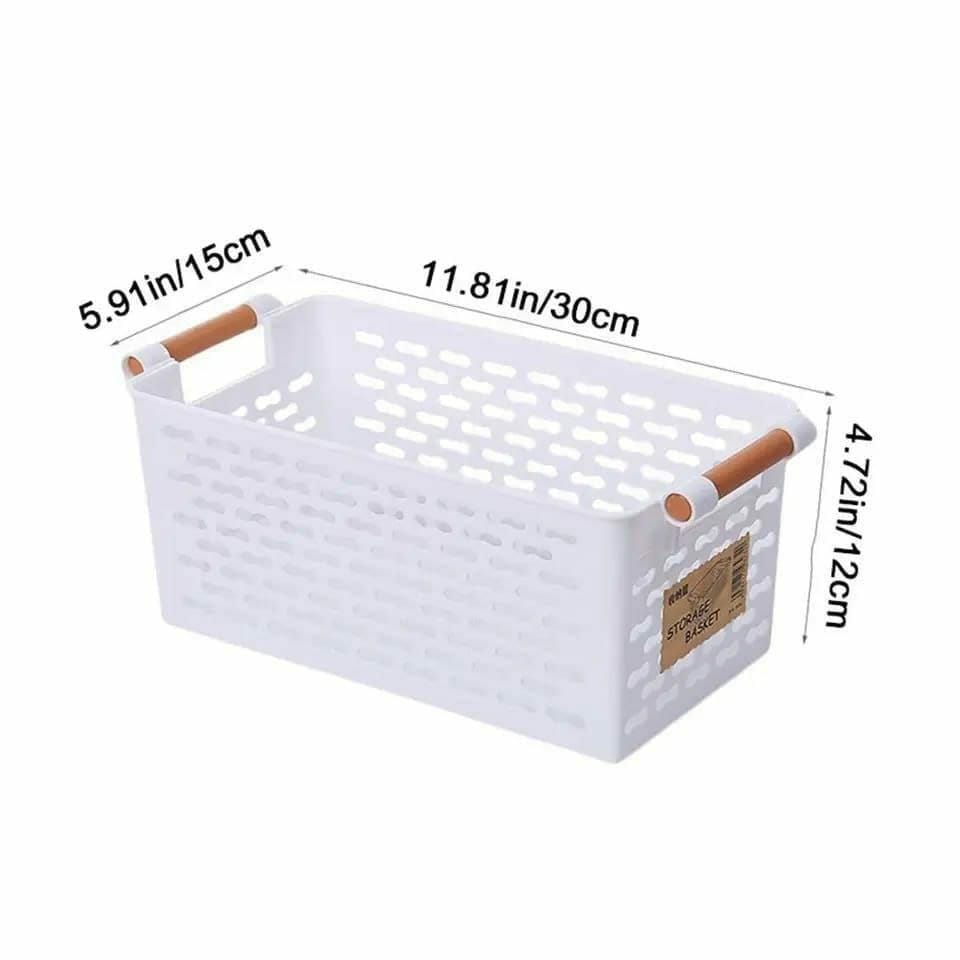 Multipurpose Storage Baskets/Available Colors: White | Black Size: 30 x 12 x 15 cm