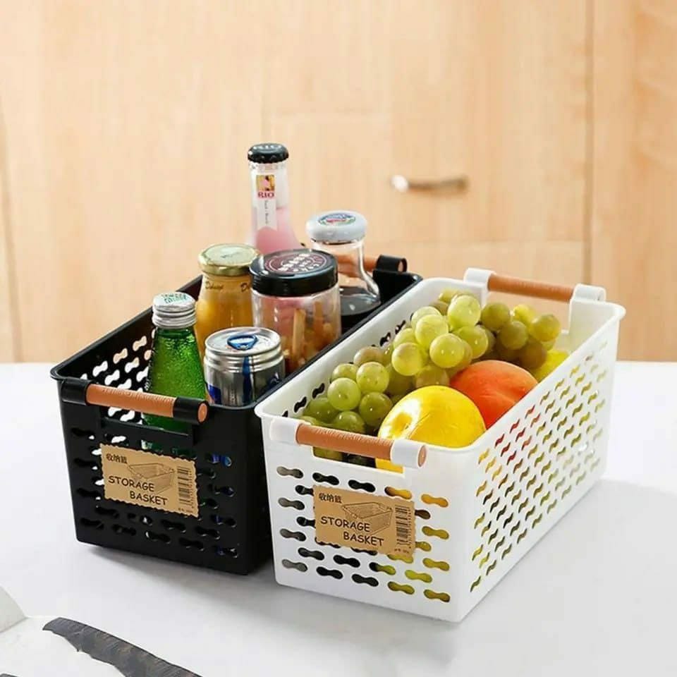 Multipurpose Storage Baskets/Available Colors: White | Black Size: 30 x 12 x 15 cm
