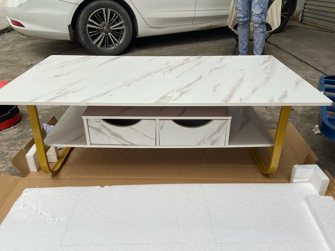 Modern Coffee Table with Drawers|Size: 120 cm × 60 cm