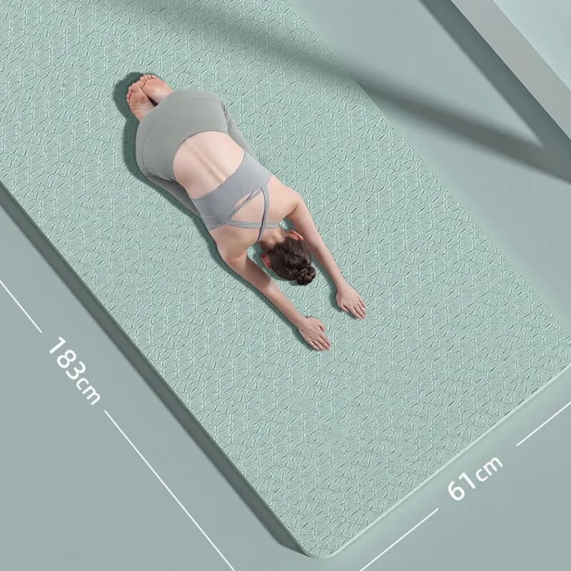 8mm Thickened Nonslip Yoga Mat Comfortable and Durable for Fitness and Exercise